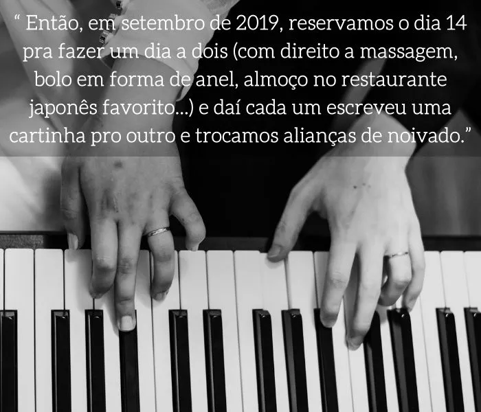 Descubra como a paixão pela música levou a Caroline à conhecer o grande amor da sua vida. Descubra como a paixão pela música levou a Caroline à conhecer o grande amor da sua vida.
